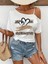 Fh Fashionhere Kadın Tek Omuzu Açık Ip Askılı Baskılı Viskon Bluz 3