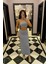 Fh Fashionhere Yandan Yırtmaçlı Uzun Etek Asimetrik Crop Ikili Takım - Bebek Mavisi 1