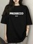 Fh Fashionhere Baskılı Oversize Bisiklet Yaka T-Shirt - Siyah 1