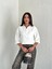 Fh Fashionhere Crop Yakalı Gömlek Üç Çeyrek Sleeve Kol - Beyaz 2