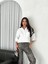 Fh Fashionhere Crop Yakalı Gömlek Üç Çeyrek Sleeve Kol - Beyaz 3