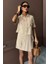 Fh Fashionhere Gömlek Şort Etek Viscon Keten Takım 10162 1