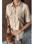 Fh Fashionhere Gömlek Şort Etek Viscon Keten Takım 10162 3