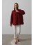 Fh Fashionhere Boncuk Nakış Detaylı Uzun Gömlek - Bordo 1