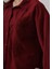 Fh Fashionhere Boncuk Nakış Detaylı Uzun Gömlek - Bordo 4