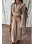 Fh Fashionhere Crop Gömlekli ve Eteği Büzgülü Tasarım Takım 10195 3