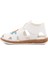 Beyaz Cırtlı Hafif Unisex Çocuk Sandalet 17373 B 2