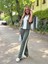 Fh Fashionhere Kadın Modal Kumaş Yakası Fermuarlı Şerit Detaylı Takım 4