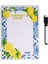 Yaz Sil Notluk Alışveriş Listem Buzdolabı Notluk.manyetik Buzdolabı Notluk Magnet Notluk 21X15CM 2