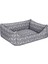 Uniform Bone Gri-Beyaz Kedi ve Köpek Yatağı S 50X60CM Nrmsa 2