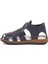 Lacivert Cırtlı Hafif Unisex Çocuk Sandalet 17372 B 2