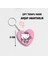 Sanrio Hello Kitty Spor Kalp Ahşap Anahtarlık - Çift Taraflı - 5cm Anime Anahtarlık 1