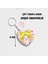 Sailor Moon Kalp Ahşap Anahtarlık - Çift Taraflı - 5cm Anime Anahtarlık 1