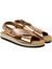 T4 429 Fe Kadın Sneaker ( Günlük) 77 G61 Zc Fly Flot Sandal 6488-DARK Gold 3