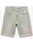Normal Bel Pamuklu Slim Fit Jean Şort 4