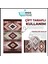 Home Çift Taraflı Kilim Makinede Yıkanabilir Modern Desenli 80X150CM 3