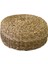 Dekoratif Yuvarlak Naturel Hasır Jüt Puf Minder 43X20CM 1
