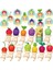 Sonny Angel Hippers Harverst Serisi Dolls Mini Figür Meyve Sebzesi Gizem Kutusu Araba Telefon Dekorasyonu Sevimli Şanslı Sürpriz Hediyeler Renk: Kutu ile 3 Bebek (Yurt Dışından) 1