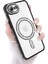 Apple iPhone 16E Kılıf Kamera ve Kenarları Taşlı Parıltılı Parlak Renkli Simli Kenarlı Magsafe Bayan Kapak 1