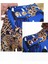 #karen Millen Viskon Leopar Animal Baskılı Mavi Siyah Kahve #esnek #mavi #elbise 3