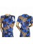 #karen Millen Viskon Leopar Animal Baskılı Mavi Siyah Kahve #esnek #mavi #elbise 6