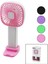 USB Mini Fan KARE=8X8CM - Y:16.5cm Sabit Başlık 3 Kademe Hız Telefonluklu Ayak Aparat (5067) 1