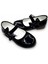 Ortopedik Kız Babet Bebek Balerin Ayakkabısı Glossy Series CF2501 Rugan Siyah 23 7