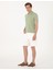 Erkek Açık Haki Slim Fit %100 Pamuk Polo Yaka Triko Tişört 50305976-VR183 4
