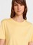 31791 Bisiklet Yaka Modal T-Shirt-Sarı 3