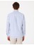 Erkek Lacivert Regular Fit Çizgili Uzun Kollu Gömlek 50307093-VR033 5