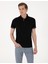 Erkek Siyah Slim Fit Tişört 50302616-VR046 1