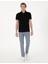 Erkek Siyah Slim Fit Tişört 50302616-VR046 4