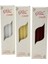 4pcs Konik Şamdan - Düz Mum Beyaz - Renkli 2X25CM (4767) - BKS2055-5514 1
