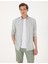 Erkek Yeşil Slim Fit Uzun Kollu Gömlek 50307101-VR054 1