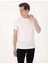 Erkek Ekru Slim Fit Tişört 50306802-VR019 1