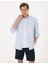 Erkek Açık Mavi Slim Fit Çizgili Uzun Kollu Gömlek 50307162-VR003 1