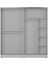 Milano Sürgülü Gardırop - Vizon/zebra 207X223X60 cm 5