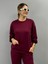 Fh Fashionhere Kadın Uzun Kollu Bisiklet Yaka Viskon Iki Iplik Bluz ve Pantolon Ikili Takım 5