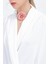 Fh Fashionhere Beyaz Kruvaze Yaka Dökümlü Saten Bluz 0492 4