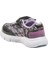 Siyah Lila Cırtlı Işıklı Kız Çocuk Spor Ayakkabı 336126 B 4