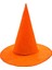 Turuncu Renk Keçe Cadı Şapkası Yetişkin Çocuk Uyumlu 35X38 cm - 1OL2217-7097 1