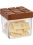 Chocolate Saklama Kabı 500 ml Kahverengi Plastik Çok Amaçlı Kullanım İçin Uygun 4