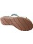 De Scarıo 2061 Kadın Taşlı Comfort Sandalet Beyaz 2