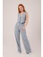 Fh Fashionhere Kırçıllı Desen Mavi Takım 4
