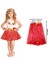 Hawaii Hula Eteği Kırmızı Renk 40 cm - 1OL5263-9644 1