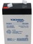 Yokohama Yh-62.8 6 Volt - 2.8 Amper Dik Akü (66 x 33 x 97 Mm) (4767) - BKS9332-8135 3