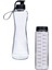2li Cam Matara Seti 750 ml Cam Su Matarası 550 cc Ölçekli Cam Su Matarası Cam Suluk,waterfresh 1