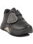 Siyah Simli Cırtlı Kız Çocuk Sneaker 7021086 F 3