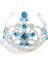 Mavi Taşlı Elsa Çocuk Tacı Prenses Tacı Kraliçe Tacı 16X14 cm - 1OL2043-7967 3