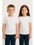 Unisex Çocuk %100 Pamuklu Bisiklet Yaka Basict-Shirt (3 Yaş - 7 Yaş) 1